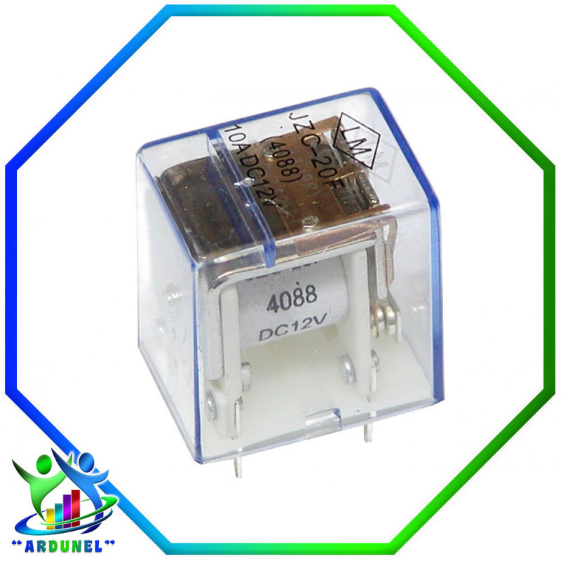 RELAY MAGNETICO 12V 10A  JZC-20F 4088 5PIN RELAY MAGNETICO 12V 10A  JZC-20F 4088 5PIN