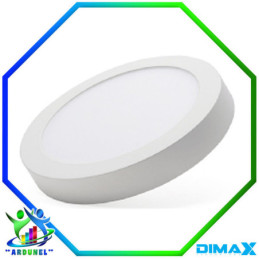 LUZ LED REDONDA DE SOBREPONER 6500K 18W