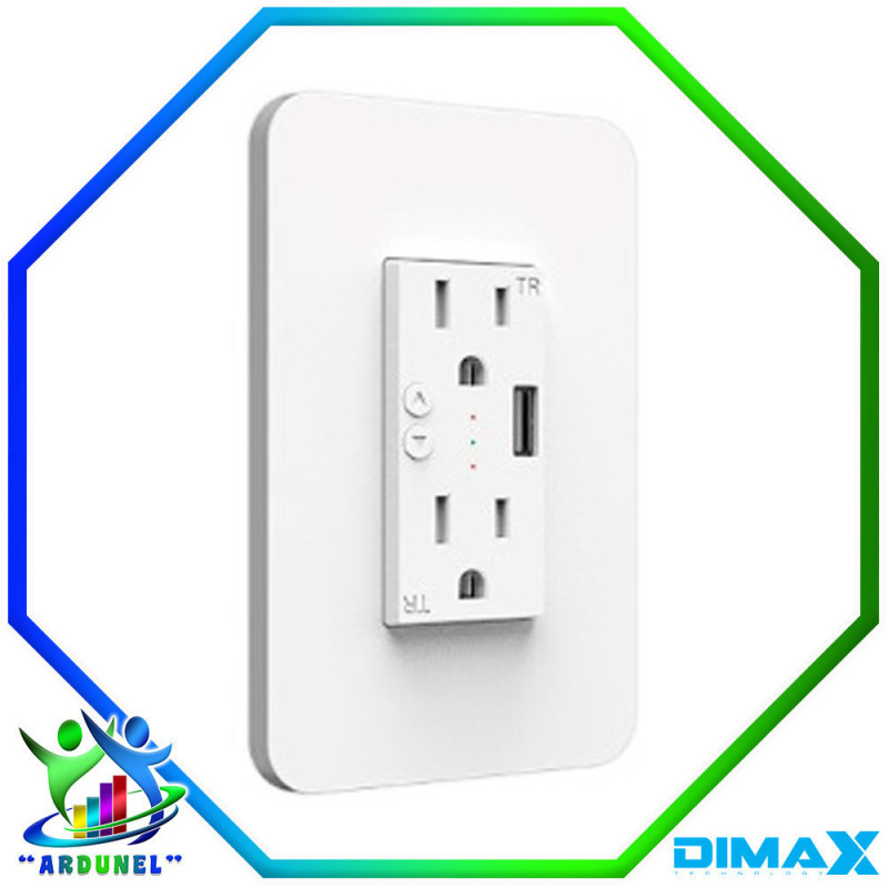 ENCHUFE SMART DOBLE CON USB ENCHUFE SMART DOBLE CON USB