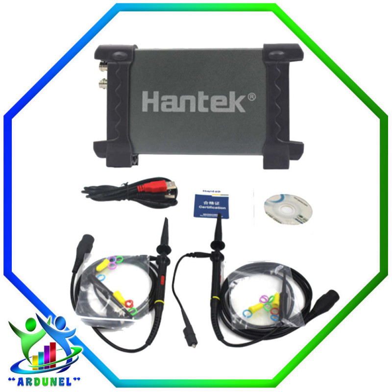 OSCILOSCOPIO HANTEK 6022BE 2 CANALES 20MHZ USB PARA PC OSCILOSCOPIO HANTEK 6022BE 2 CANALES 20MHZ USB PARA PC