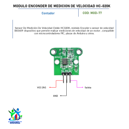 MODULO ENCODER DE MEDICIÓN DE VELOCIDAD HC-020K MODULO ENCODER DE MEDICIÓN DE VELOCIDAD HC-020K