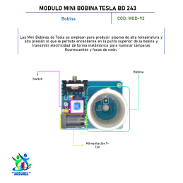 MODULO MINI BOBINA TESLA BD243 MODULO MINI BOBINA TESLA BD243