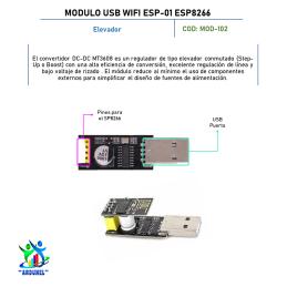 MODULO USB WIFI ESP-01 ESP8266 MODULO USB WIFI ESP-01 ESP8266