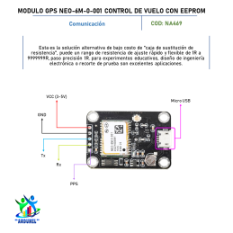 MODULO GPS NEO-6M-0-001 CONTROL DE VUELO CON EEPROM MODULO GPS NEO-6M-0-001 CONTROL DE VUELO CON EEPROM