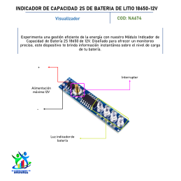 INDICADOR DE CAPACIDAD 2S DE BATERIA DE LITIO 18650 12V INDICADOR DE CAPACIDAD 2S DE BATERIA DE LITIO 18650 12V