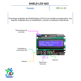 SHIELD LCD 16X2 SHIELD LCD 16X2
