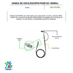 SONDA DE OSCILOSCOPIO P6100 DC-100MHZ SONDA DE OSCILOSCOPIO P6100 DC-100MHZ
