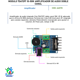 MODULO TDA7297 10-50W AMPLIFICADOR DE AUDIO DOBLE CANAL MODULO TDA7297 10-50W AMPLIFICADOR DE AUDIO DOBLE CANAL