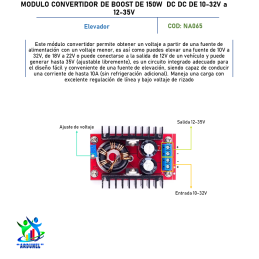 MODULO CONVERTIDOR DE BOOST DE 150W, DC DC DE 10-32V A 12-35V MODULO CONVERTIDOR DE BOOST DE 150W, DC DC DE 10-32V A 12-35V