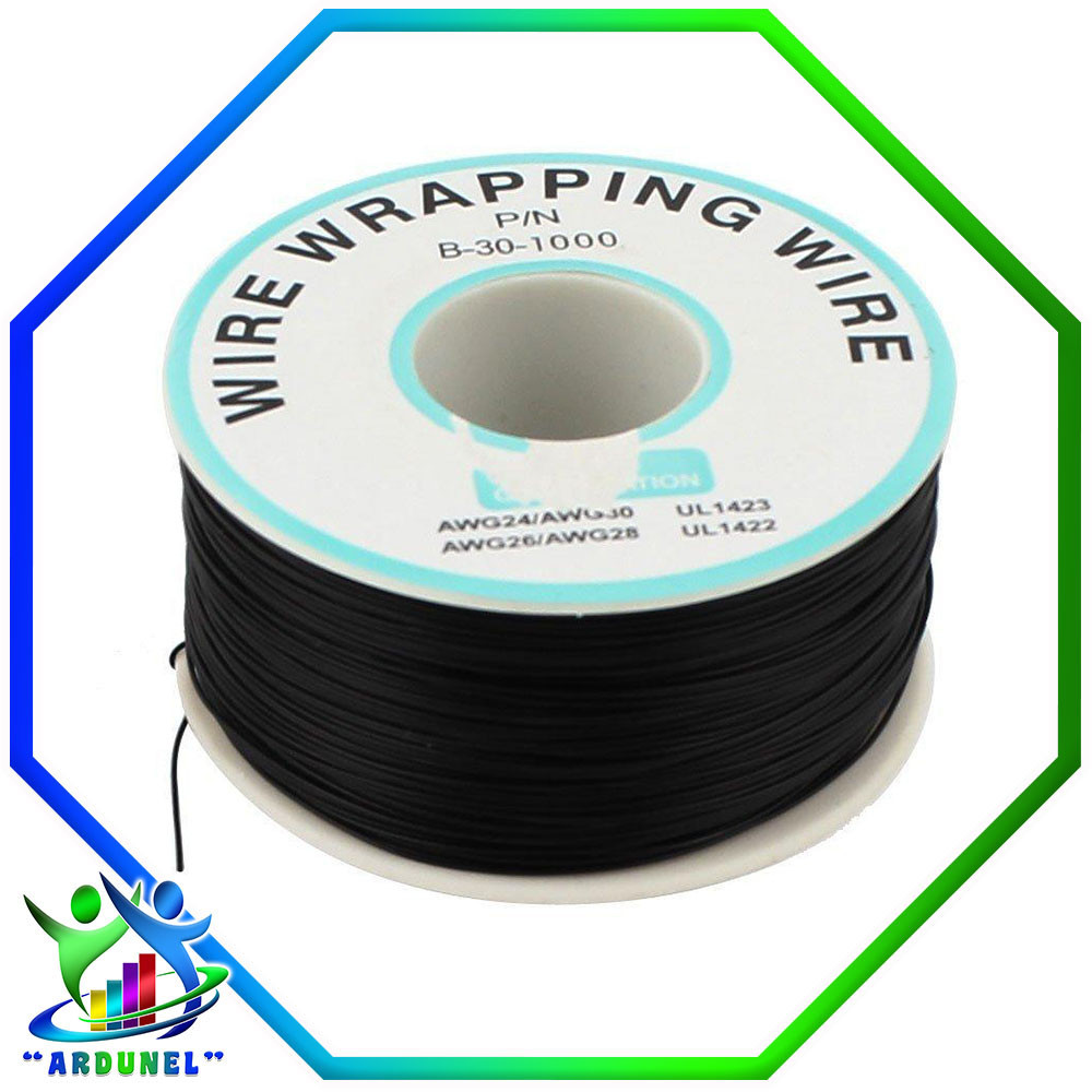CABLE COBRE  0.5MM 30AWG NEGRO (X METRO) CABLE COBRE  0.5MM 30AWG NEGRO (X METRO)