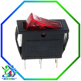 INTERRUPTOR KCD3 15A 250V - 20A 125V ON / OFF 3 PIN
