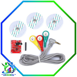 KIT MODULO ECG AD8232 SENSOR DE PULSO CARDIACO