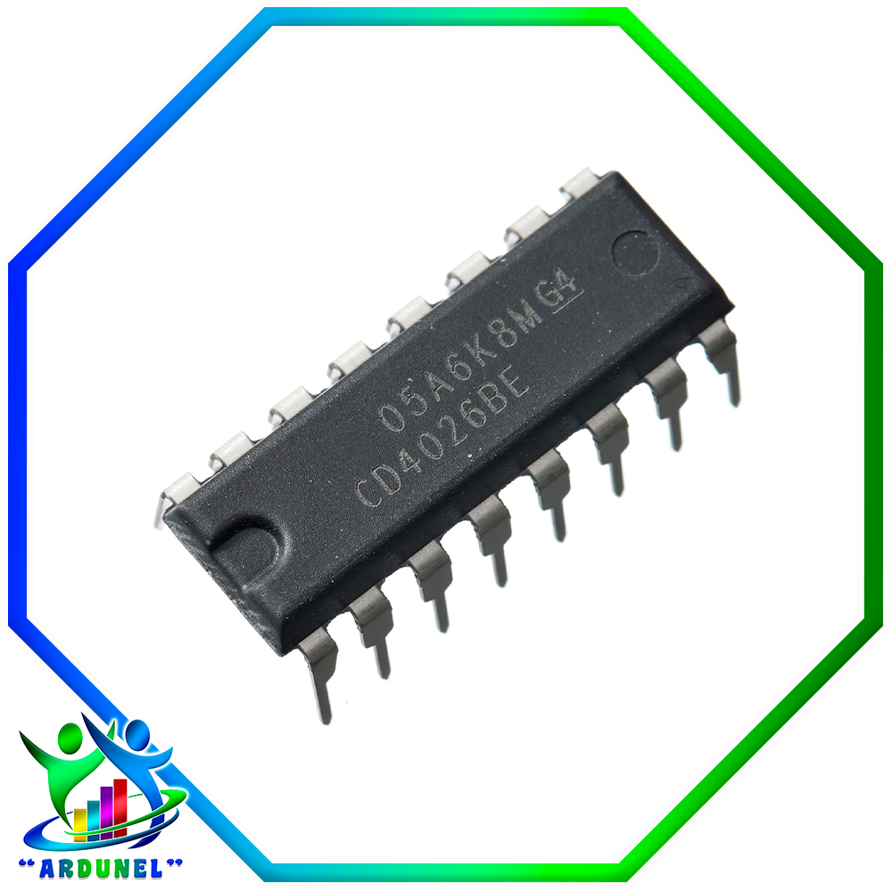 CONTADOR - DIVISOR DE DECADA CI. CD4026