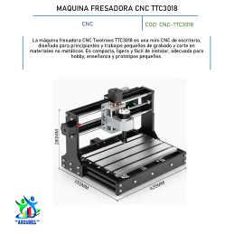MAQUINA FRESADORA CNC TTC3018