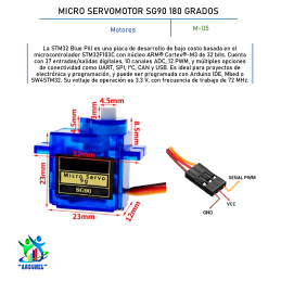 MICRO SERVOMOTOR SG90 180 GRADOS (CHIP ORIGINAL)
