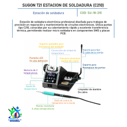 SUGON T21 ESTACION DE SOLDADURA (C210)