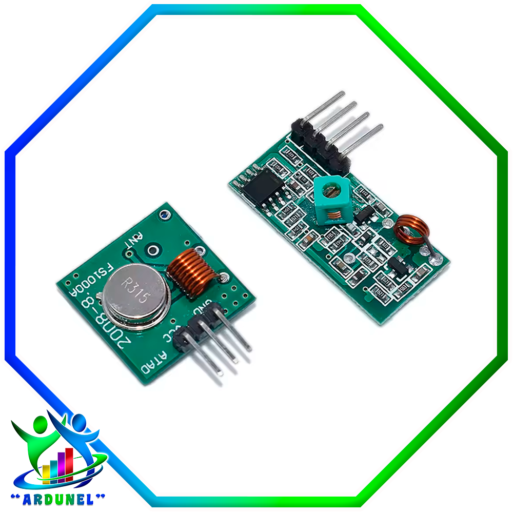 MODULO RF 315MHZ TRANSMISOR Y RECEPTOR