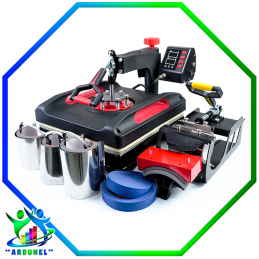 PLANCHA DE SUBLIMACION P8038 8 EN 1 DE 38X38CM